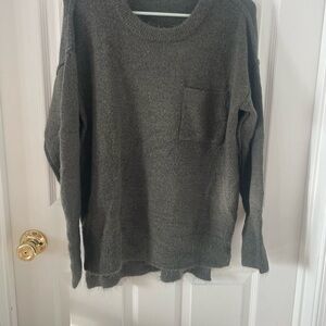 Zenana Outfitters Arm Green Knit Sweater
